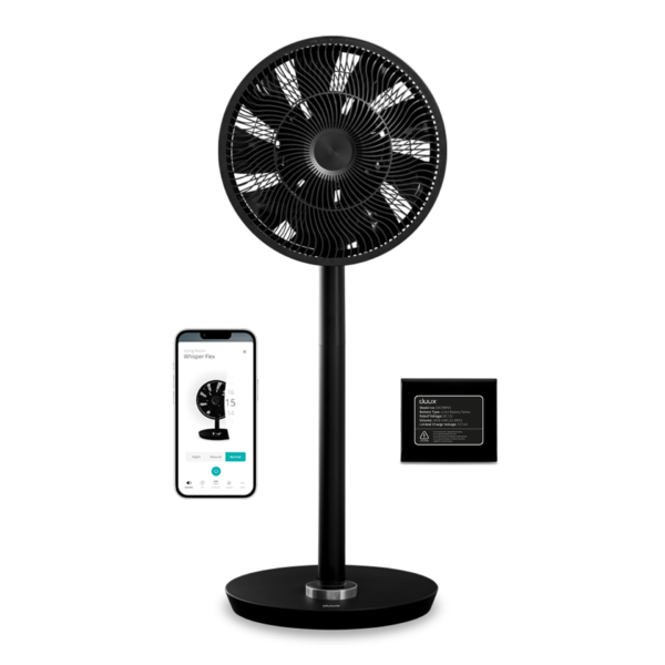 whisper flex smart zwart + battery pack