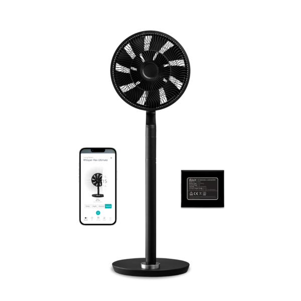 whisper flex ultimate zwart + battery pack