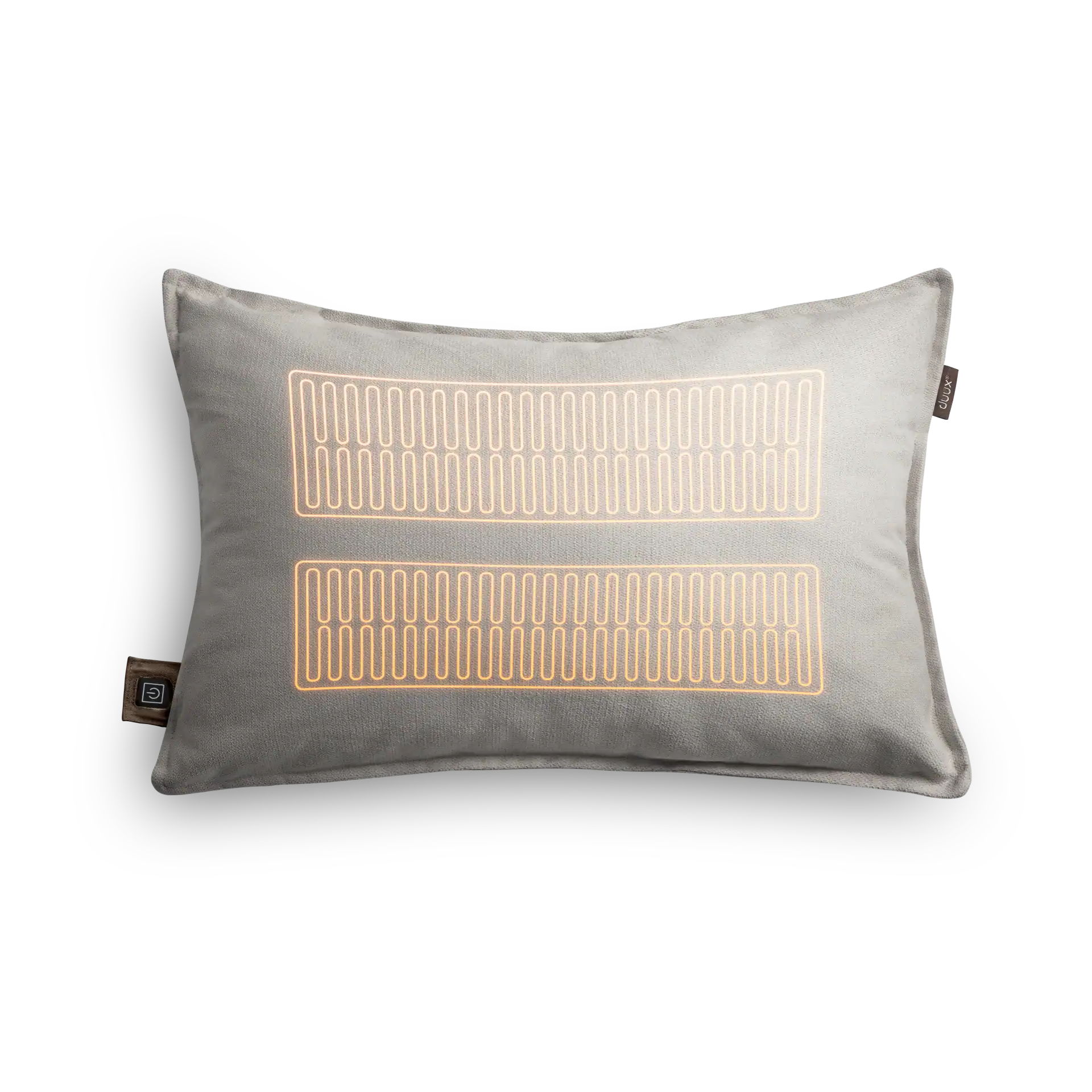 mellow heated cushion 40 x 60 grijs