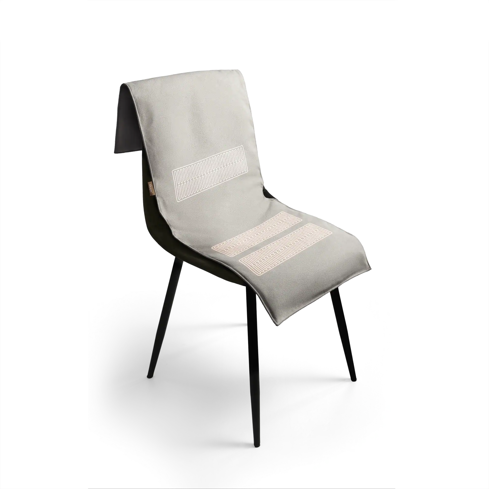 mellow heated seat pad 40 x 110 grijs