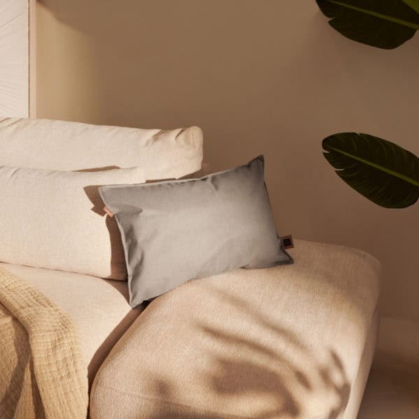 mellow heated cushion 40 x 60 grijs