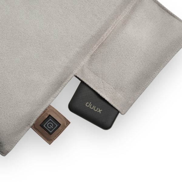mellow heated seat cushion 40 x 40 grijs